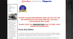 Desktop Screenshot of crossbowconnectionmagazine.com